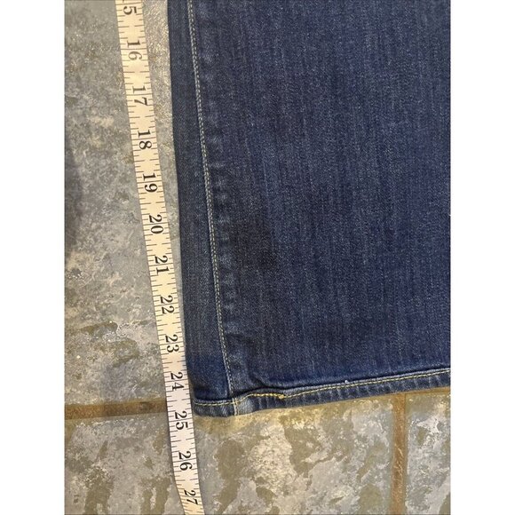 Gap 1969 Jeans women’s Sz 26 *30x25* Mid-Rise Blue Perfect Boot Cowgirl Western - Picture 6 of 9